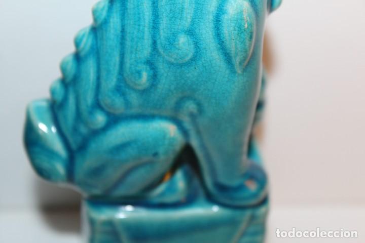 Antig&uuml;edades: PERROS FOO O LEONES FOO - MIDEN 19 CMS - Foto 7