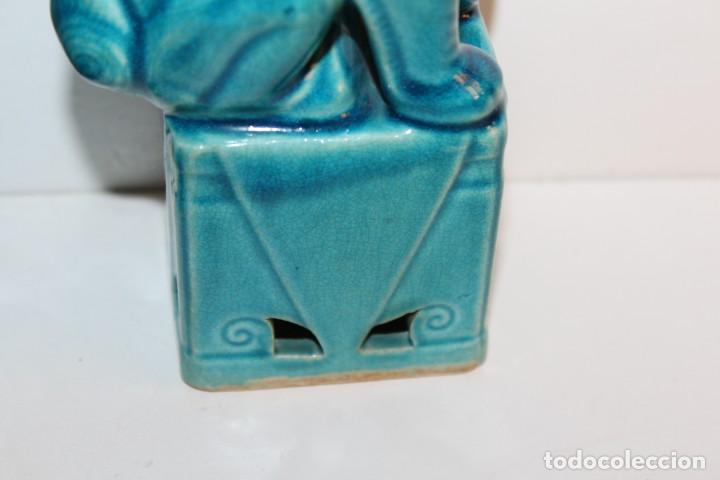 Antig&uuml;edades: PERROS FOO O LEONES FOO - MIDEN 19 CMS - Foto 11