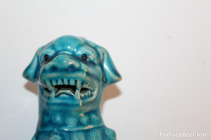 Antig&uuml;edades: PERROS FOO O LEONES FOO - MIDEN 19 CMS - Foto 13