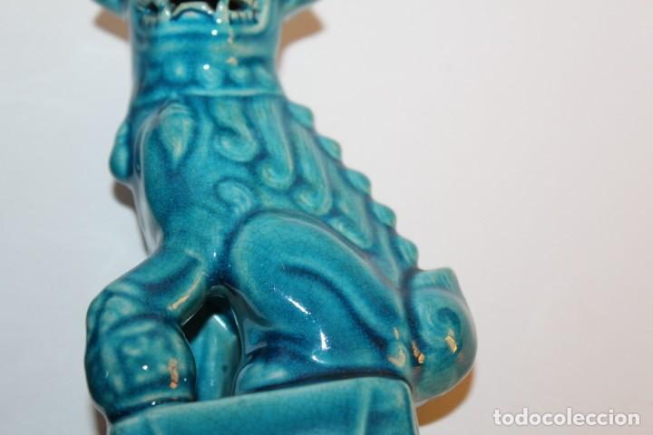 Antig&uuml;edades: PERROS FOO O LEONES FOO - MIDEN 19 CMS - Foto 15