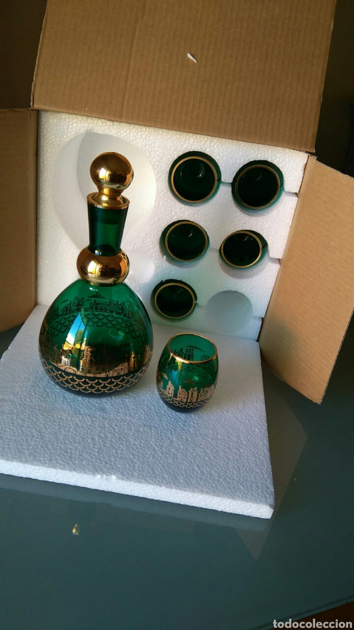 Antig&uuml;edades: Juego de licor Cristal de Murano - Foto 2