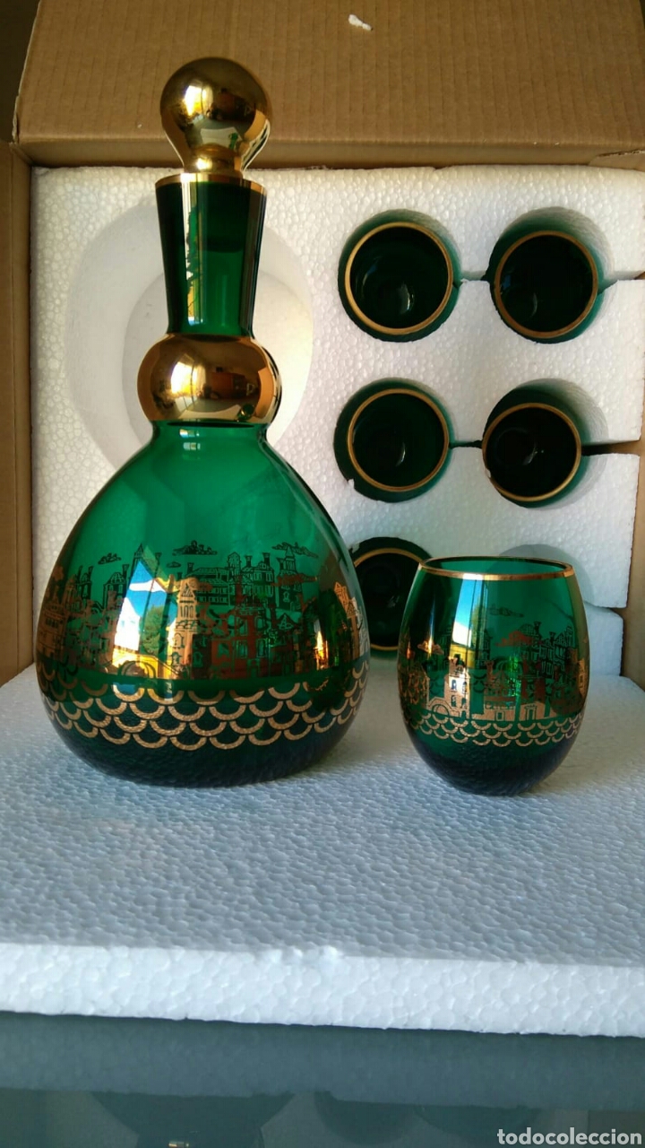 Antig&uuml;edades: Juego de licor Cristal de Murano - Foto 1