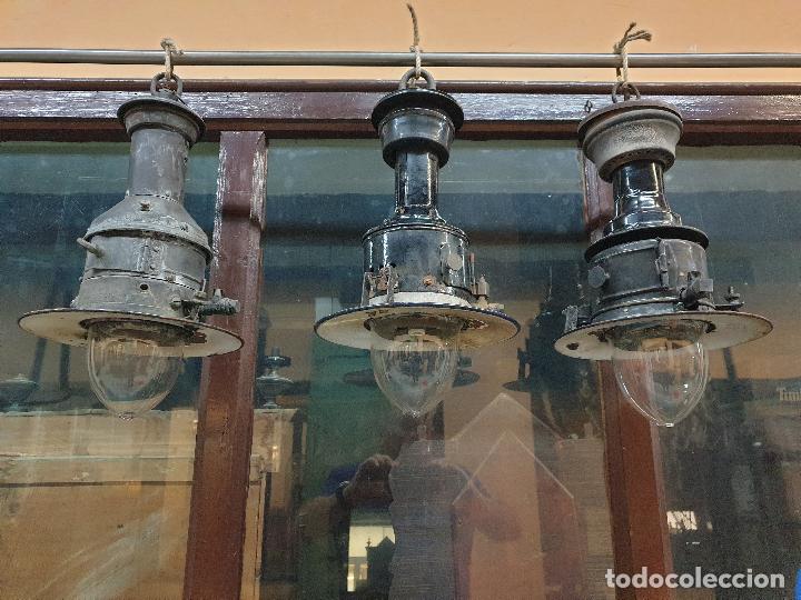Antig&uuml;edades: 3 LAMPARAS DE GAS - Foto 3