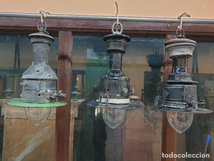 Antig&uuml;edades: 3 LAMPARAS DE GAS - Foto 4
