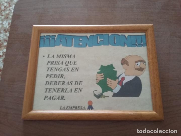 Antig&uuml;edades: 16-00130 CUADRO MADERA CON FRASE - Foto 1