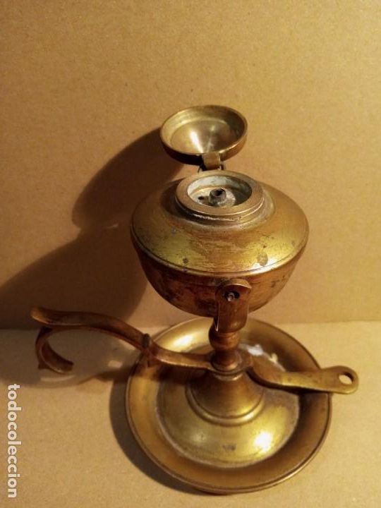 Antig&uuml;edades: CANDIL - METAL LATON . - Foto 2
