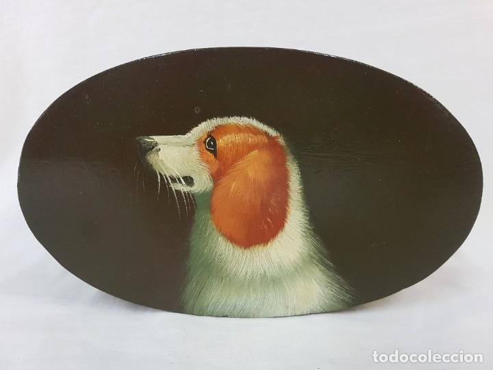 Antig&uuml;edades: Joyero ingl&eacute;s de madera lacada. - Foto 3