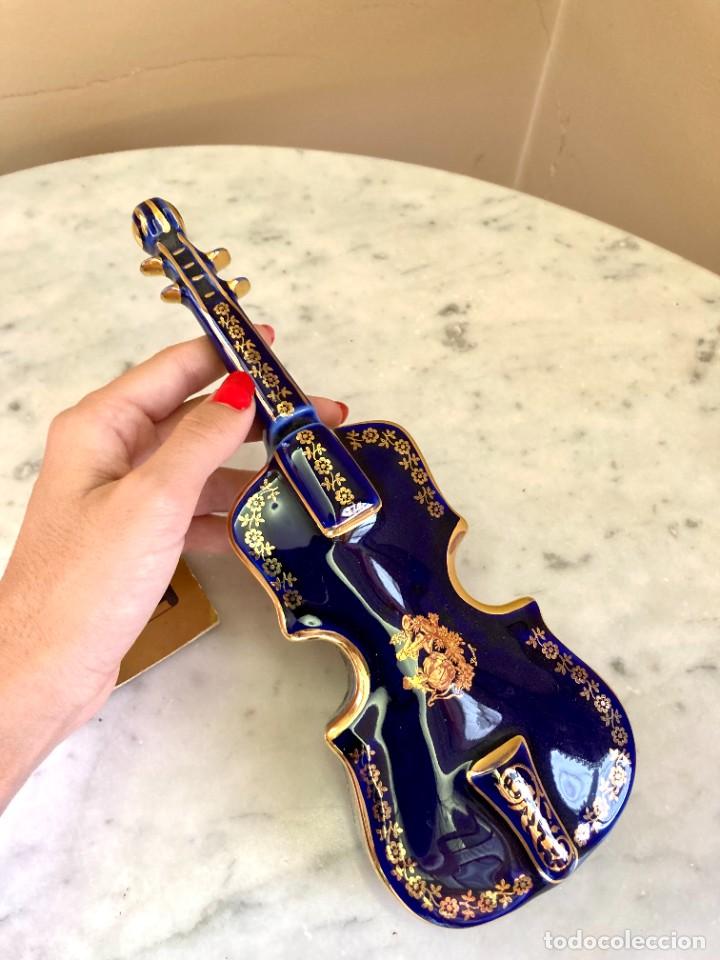 Antig&uuml;edades: Viol&iacute;n Limoges - Foto 4