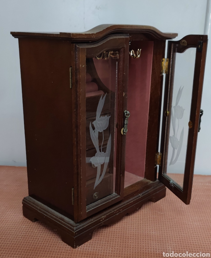 Antig&uuml;edades: Armario Joyero musical de madera - Foto 5