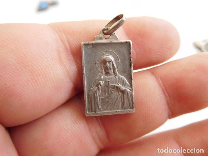 Antig&uuml;edades: Medalla de plata de la virgen de Montserrat - Foto 2