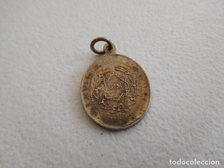 Antig&uuml;edades: Medalla de plata de San Luis Gonzaga - Foto 2