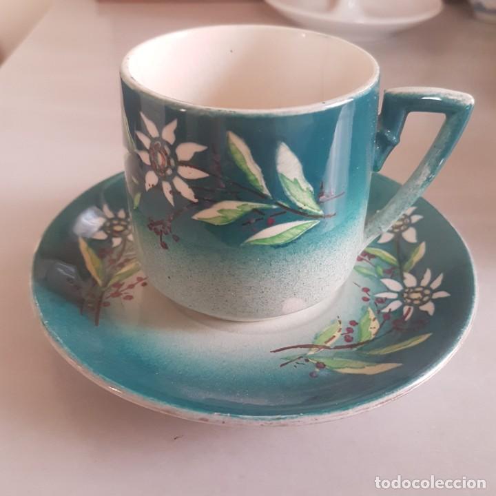 Antig&uuml;edades: ANTIGUA TAZA CON PLATO - Foto 1