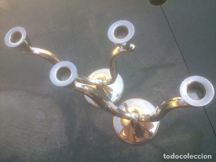 Antig&uuml;edades: CANDELABROS VELEROS EN INOX - Foto 3