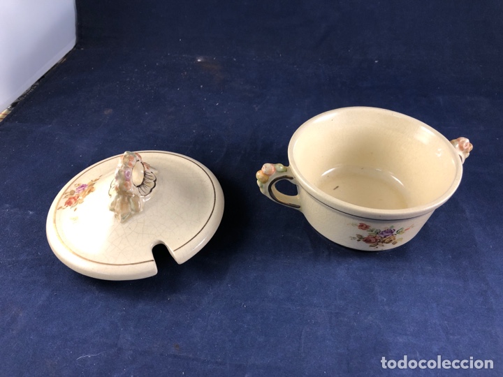 Antig&uuml;edades: Cuenco azucarero cer&aacute;mica - Foto 4