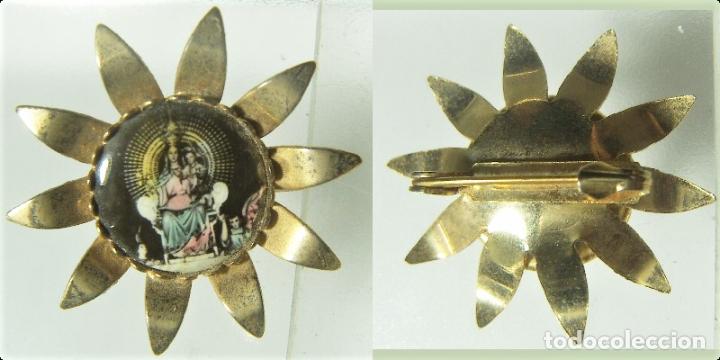 Antig&uuml;edades: Viejo broche de la Virgen - Foto 1