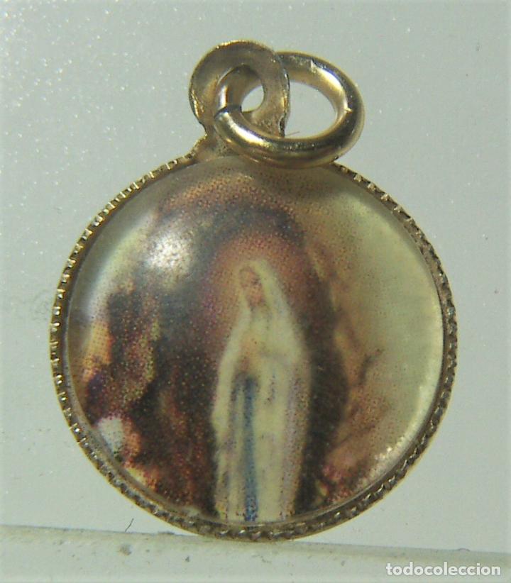 Antig&uuml;edades: MEDALLA DE LA VIRGEN DE LOURDES - Foto 1