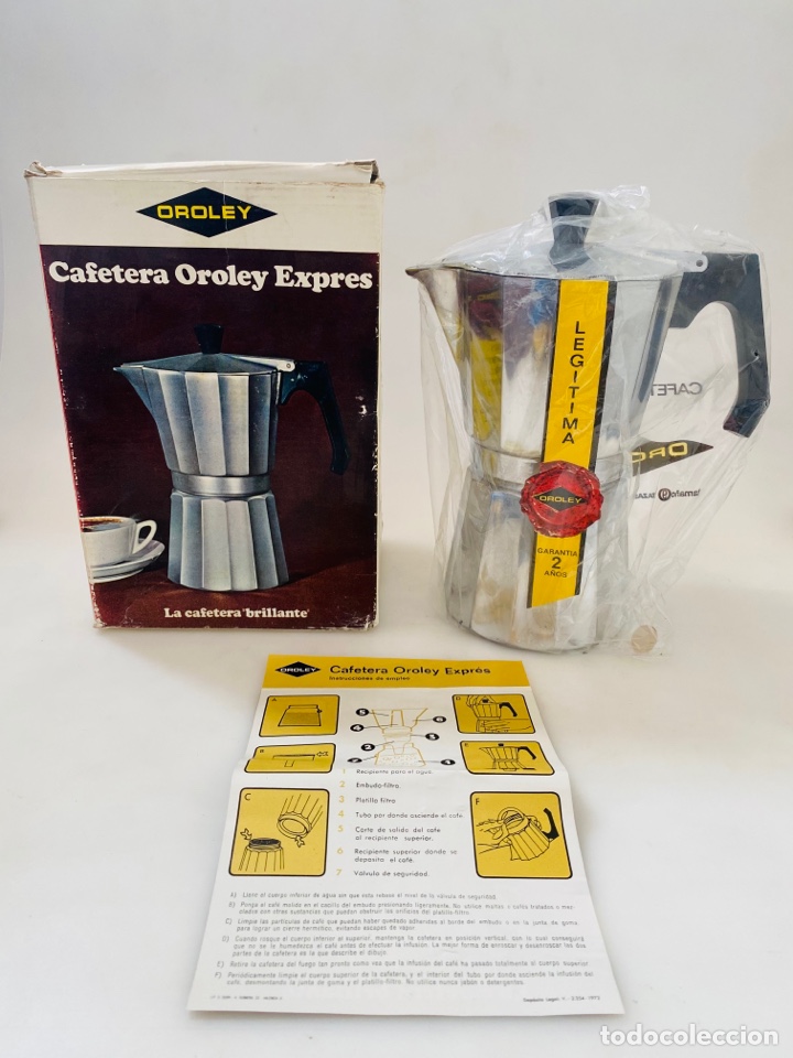 Antig&uuml;edades: Oroley Cafetera expres 1972 - Foto 3