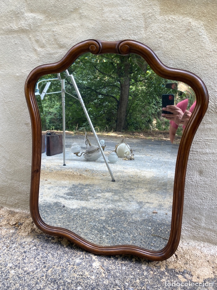 Antiques: Espejo de madera