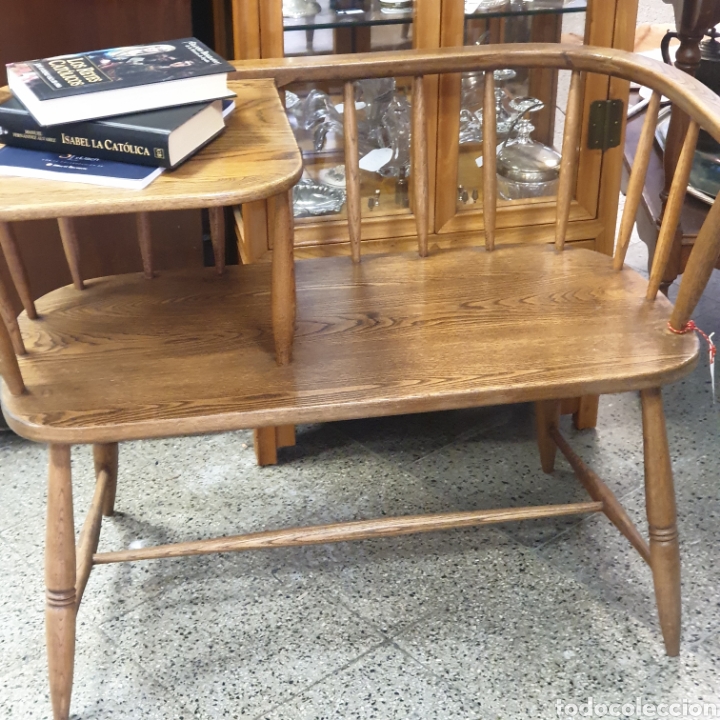 Antig&uuml;edades: Precioso mueble con mesa de Roble - Foto 3