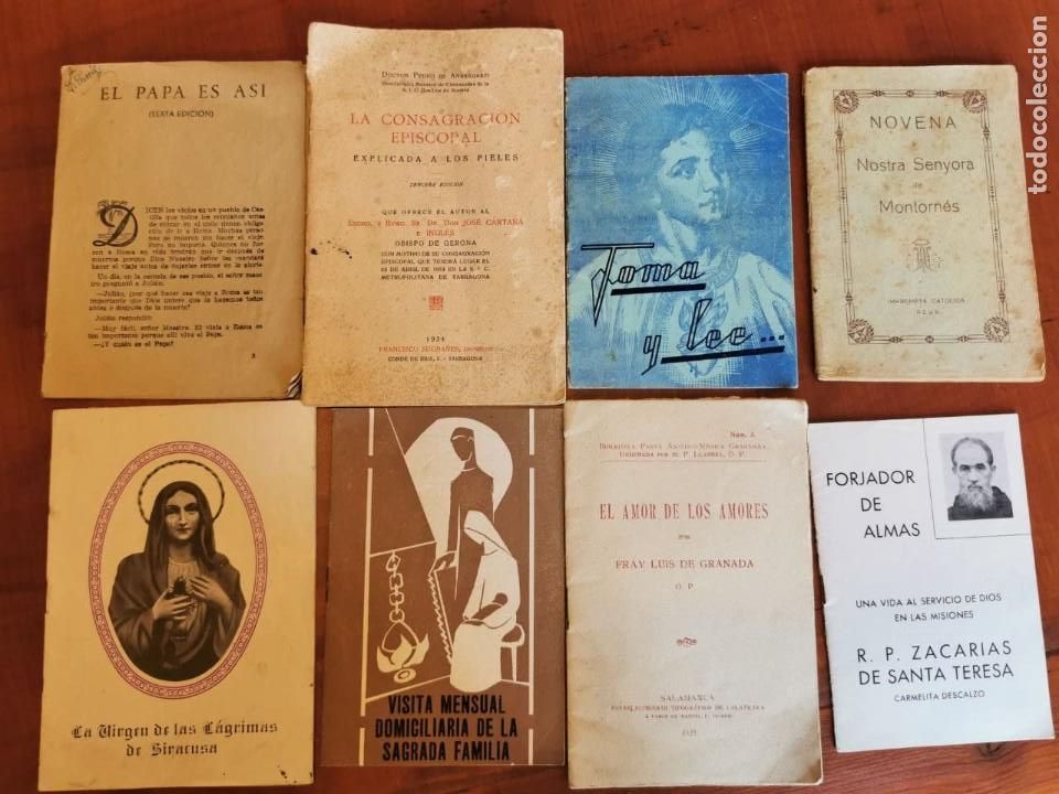 Antig&uuml;edades: LOTE DE LIBRITOS RELIGIOSOS - Foto 1
