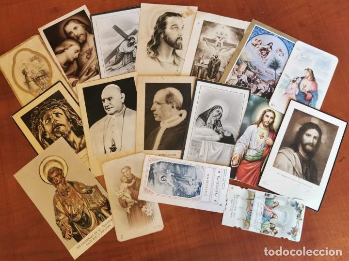 Antig&uuml;edades: LOTE ESTAMPAS RELIGIOSAS - Foto 1