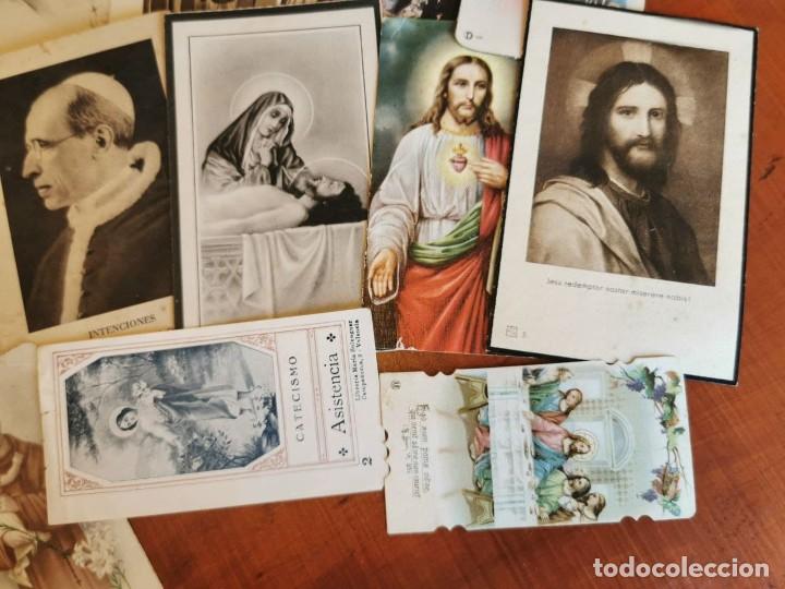 Antig&uuml;edades: LOTE ESTAMPAS RELIGIOSAS - Foto 4