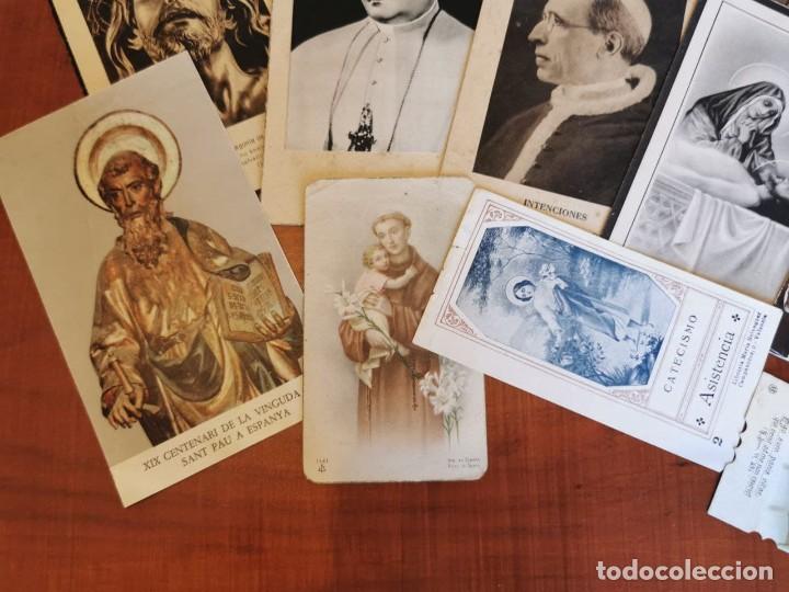 Antig&uuml;edades: LOTE ESTAMPAS RELIGIOSAS - Foto 5