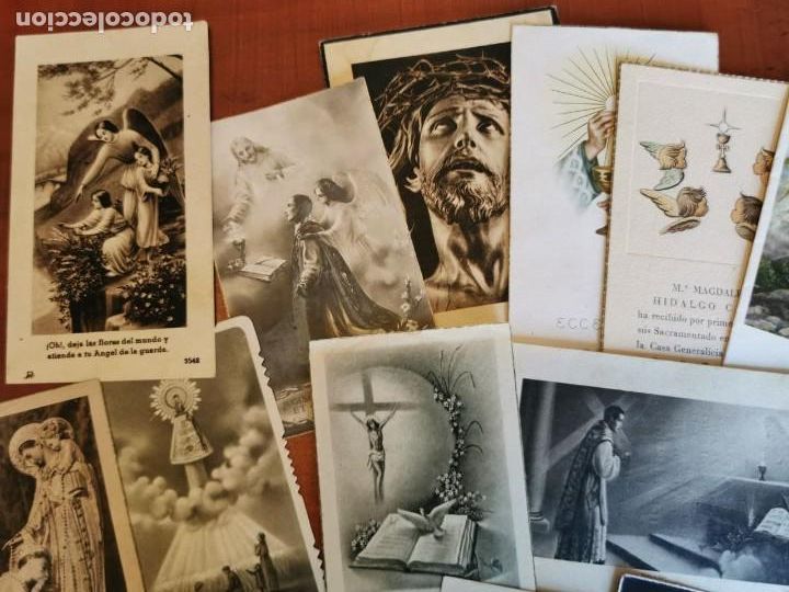 Antig&uuml;edades: LOTE ESTAMPAS RELIGIOSAS - Foto 2