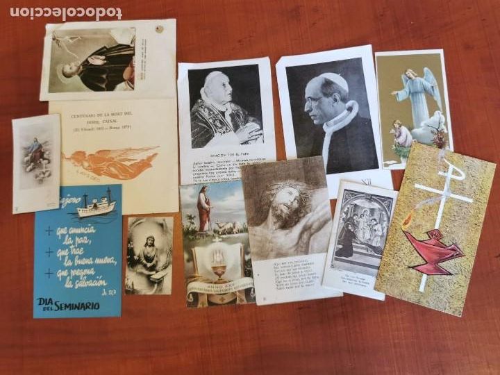 Antig&uuml;edades: LOTE ESTAMPAS RELIGIOSAS - Foto 6