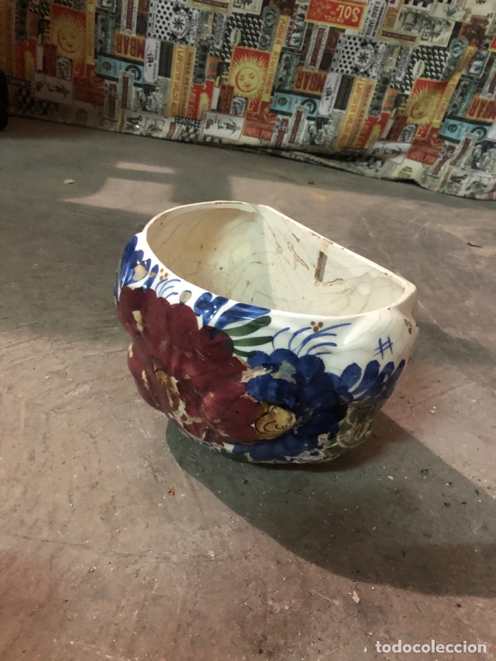 Antig&uuml;edades: Lote de floreros de cer&aacute;mica - Foto 4