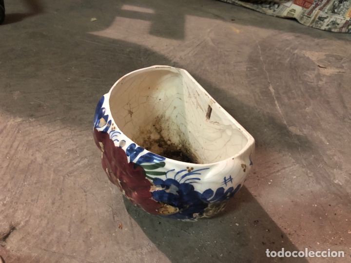 Antig&uuml;edades: Lote de floreros de cer&aacute;mica - Foto 5