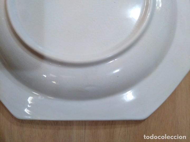 Antig&uuml;edades: Plato octogonal de 25 cm - San Claudio - Foto 9