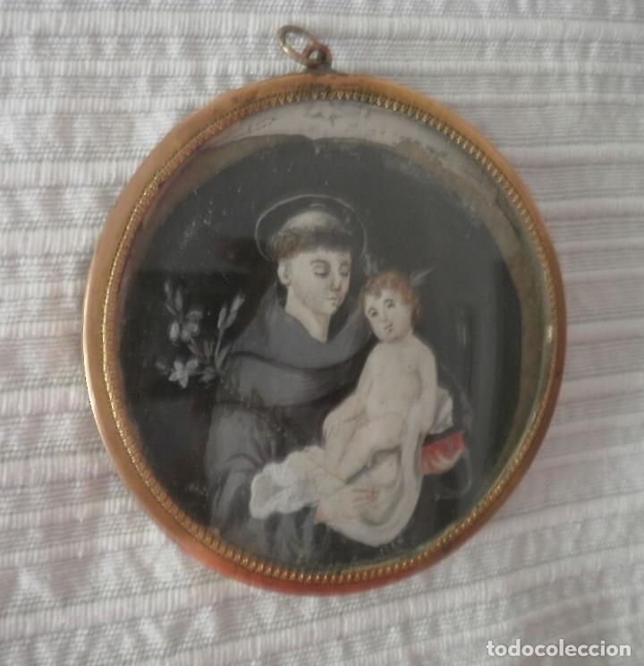 Antig&uuml;edades: Pintura relicario. - Foto 2