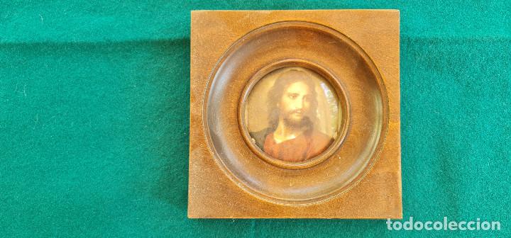 Antig&uuml;edades: MARCO DE FOTOS DE MADERA - Foto 1