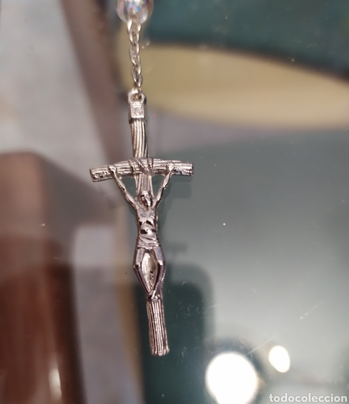 Antig&uuml;edades: Rosario de pulsera de mu&ntilde;eca en plastico - Foto 4