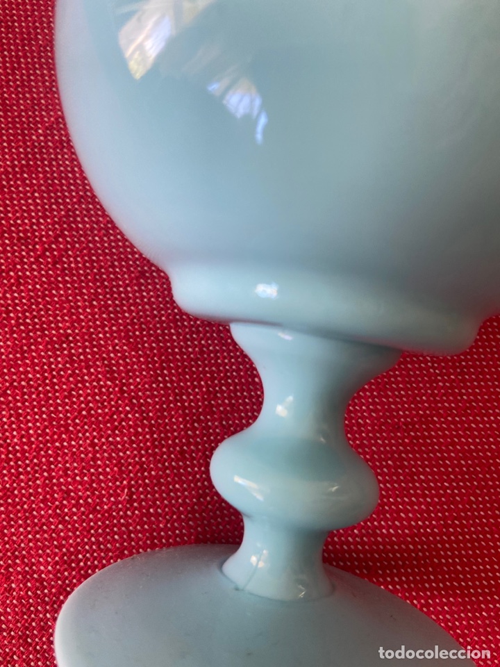 Antig&uuml;edades: Copa opalina Azul - Foto 2
