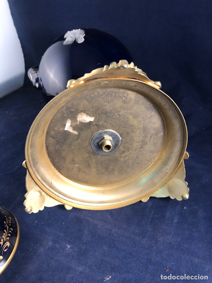Antig&uuml;edades: Copa de porcelana azul - Foto 4