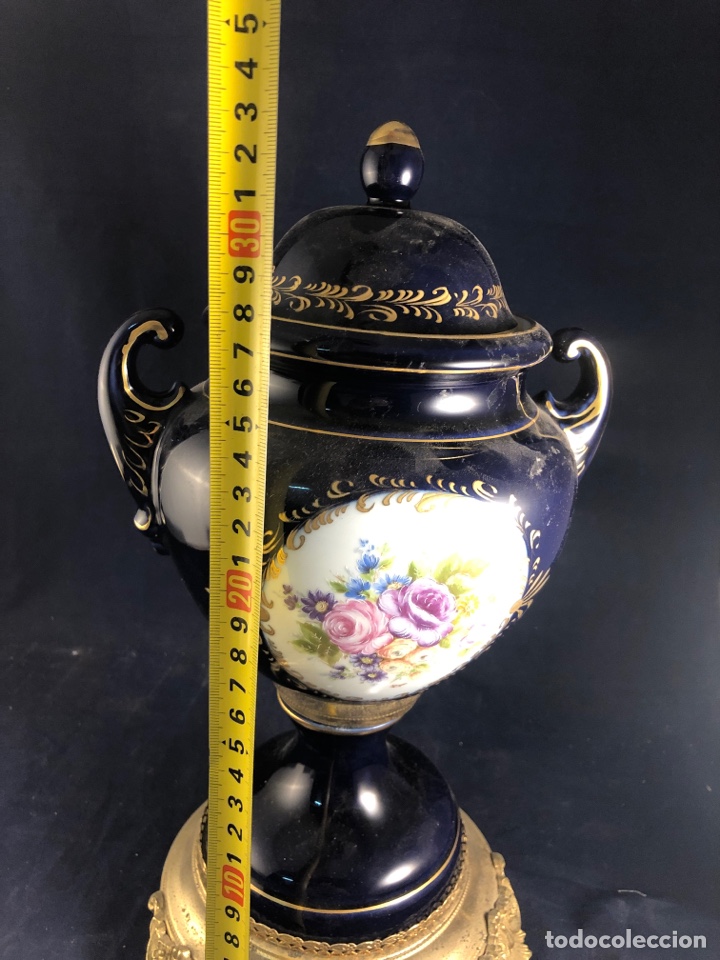 Antig&uuml;edades: Copa de porcelana azul - Foto 6