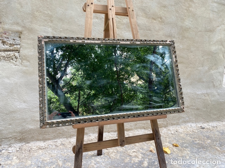 Antig&uuml;edades: Antiguo espejo con marco - Foto 4