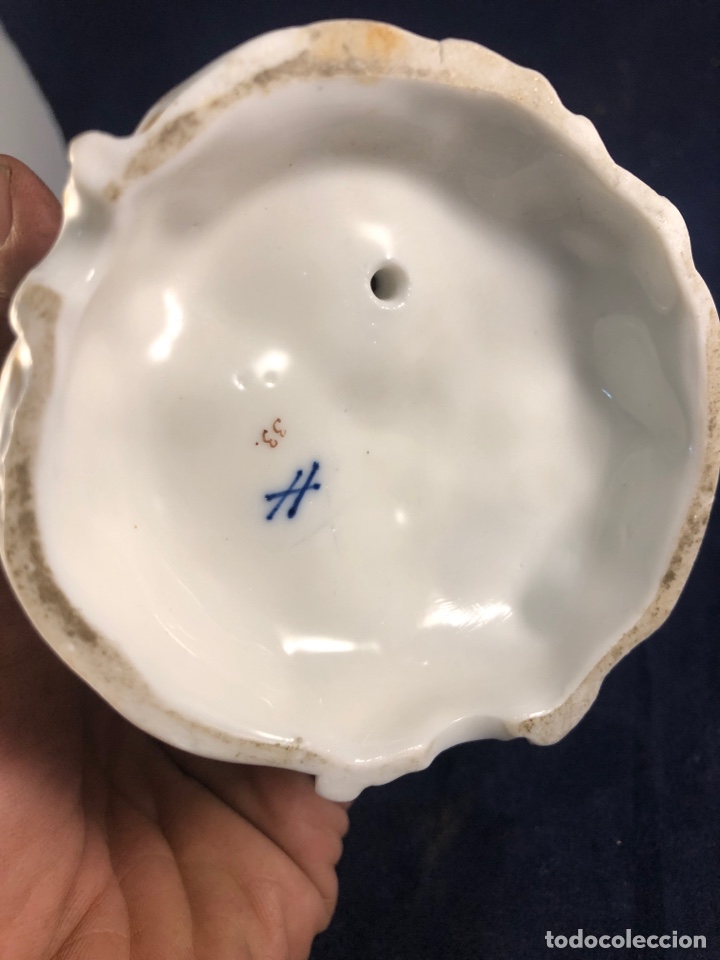 Antig&uuml;edades: Figura porcelana biscuit - Foto 7