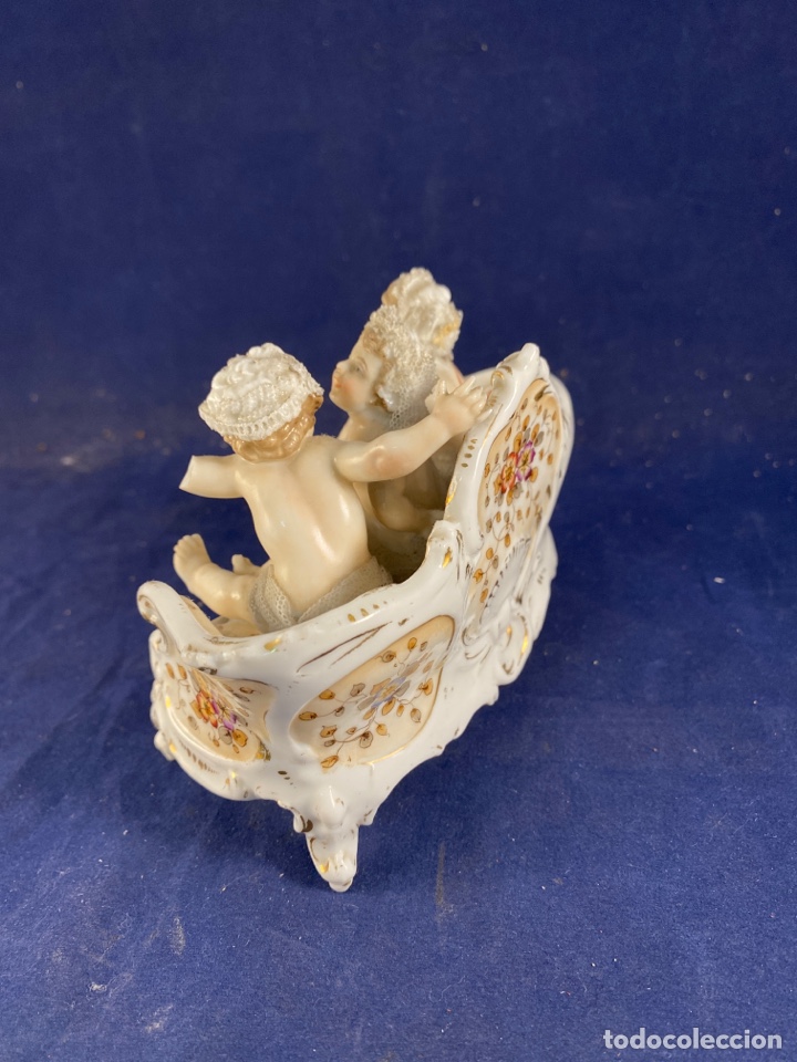 Antig&uuml;edades: Figura porcelana biscuit - Foto 3
