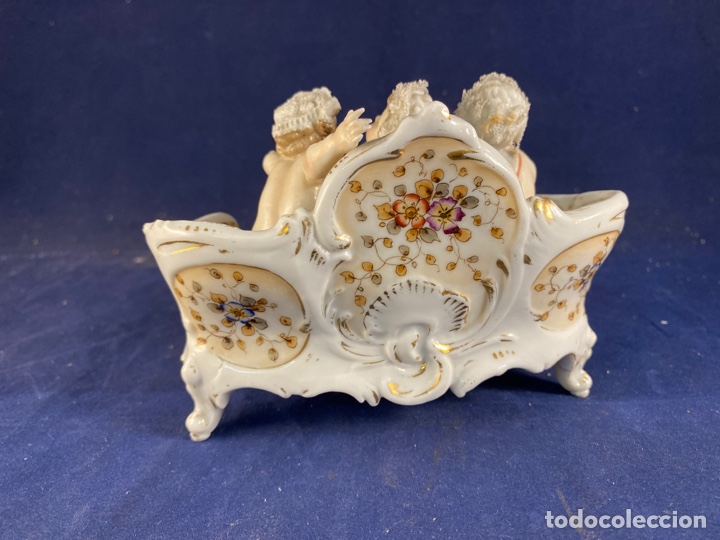 Antig&uuml;edades: Figura porcelana biscuit - Foto 4