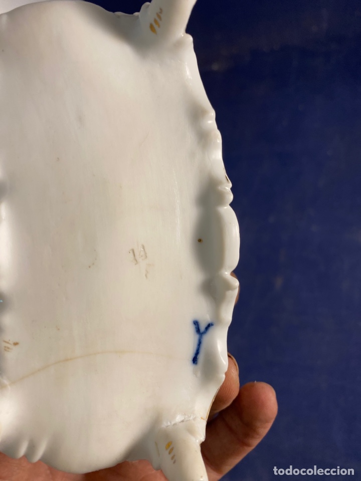 Antig&uuml;edades: Figura porcelana biscuit - Foto 6
