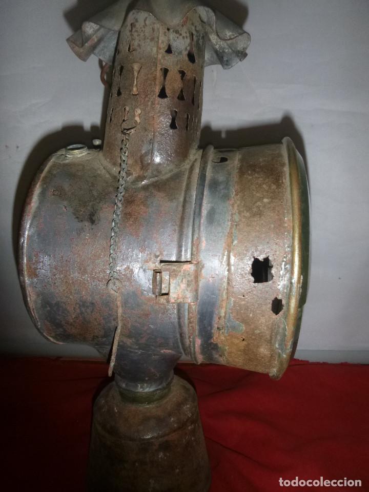 Antig&uuml;edades: FAROL MINERO CARBURO PARA RESTAURAR - Foto 5
