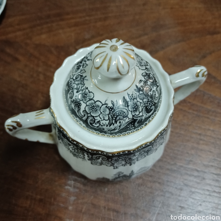 azucarero de porcelana patrón cebolla original - Compra venta en  todocoleccion