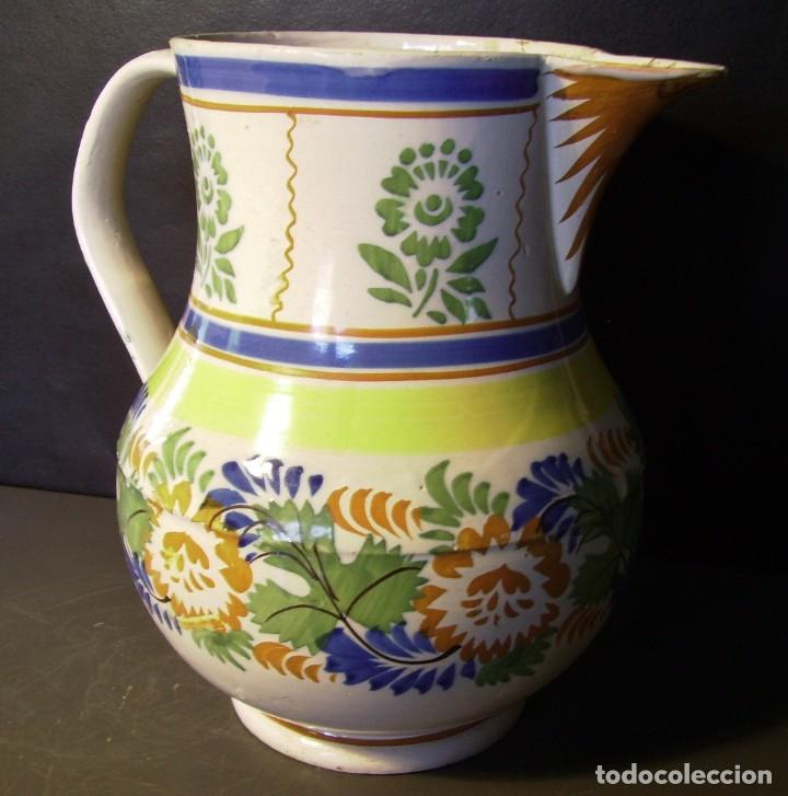 Antig&uuml;edades: GRAN JARRA CER&Aacute;MICA DECORADA XIX - Foto 3