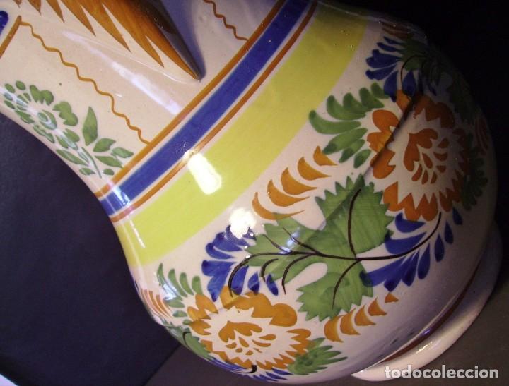 Antig&uuml;edades: GRAN JARRA CER&Aacute;MICA DECORADA XIX - Foto 12