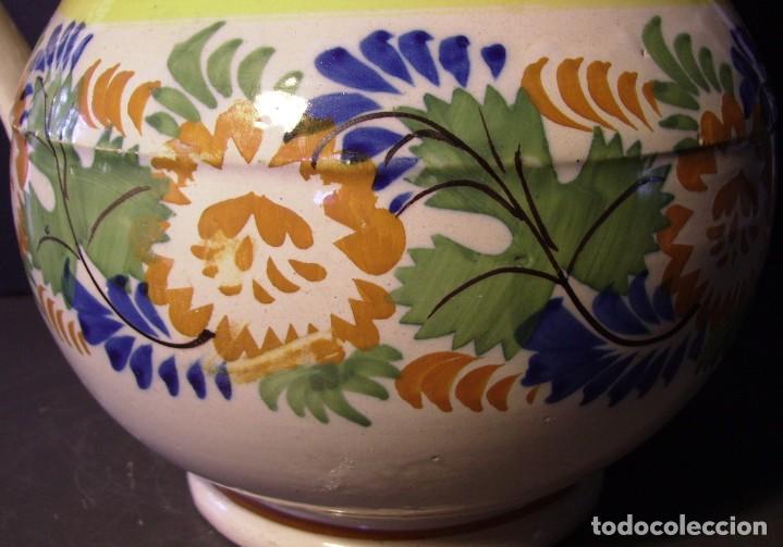 Antig&uuml;edades: GRAN JARRA CER&Aacute;MICA DECORADA XIX - Foto 14