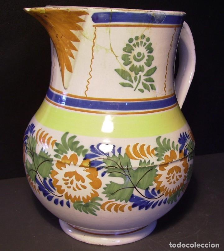 Antig&uuml;edades: GRAN JARRA CER&Aacute;MICA DECORADA XIX - Foto 20