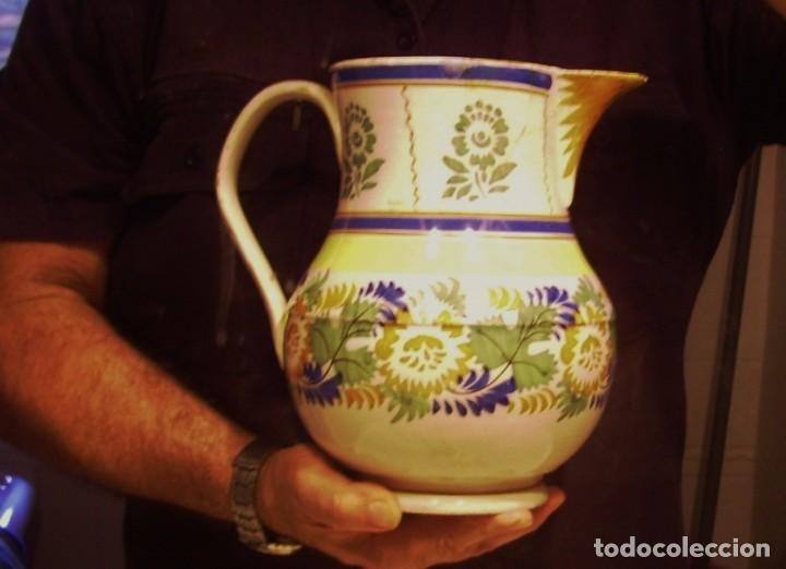 Antig&uuml;edades: GRAN JARRA CER&Aacute;MICA DECORADA XIX - Foto 23